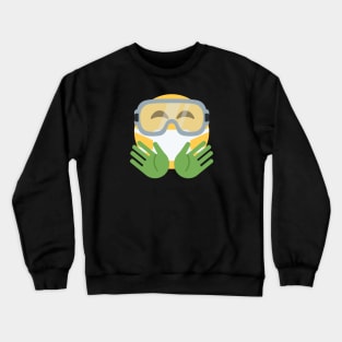 Emoji quarantine Crewneck Sweatshirt